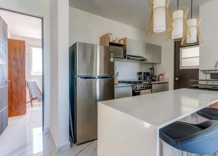 Elegant, Well-furnished In Apartment Tulum